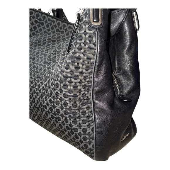 Coach Op Art Needlepoint Madison Phoebe Shoulder Bag - Picture 3 of 16